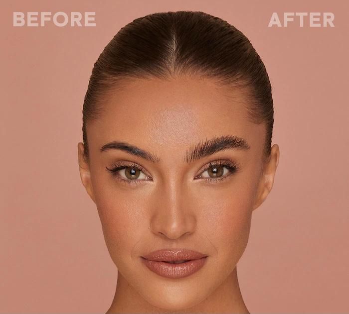 Eyebrow Gel Before and After