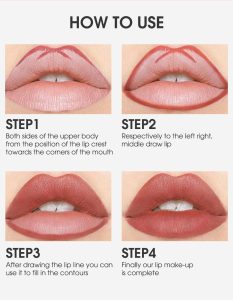 lip liner usage
