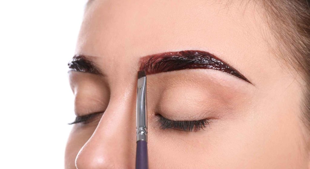 peel off brow tint