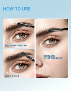 use of eyebrow gel